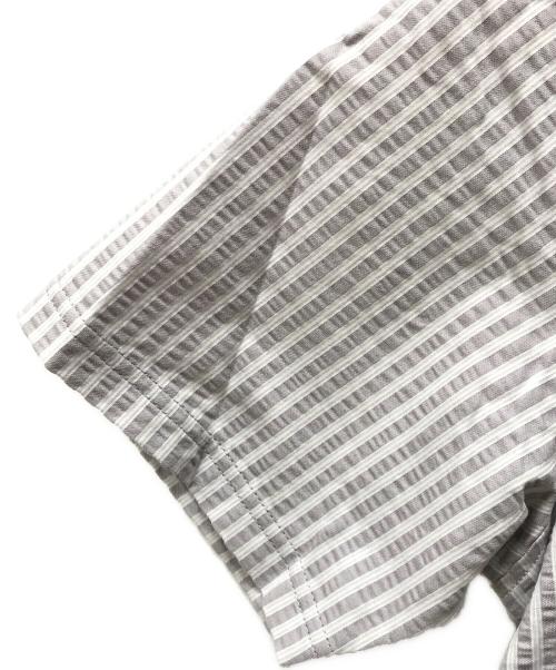 PEARLY GATES（パーリーゲイツ）PEARLY GATES (パーリーゲイツ) TEXBRID ハイゲージサッカー 半袖プルオーバー グレー サイズ:5の古着・服飾アイテム