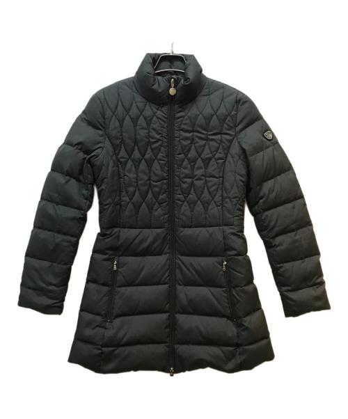 EA7（イーエーセブン）EA7 (イーエーセブン) ファー付ダウンコート ブラック サイズ:Sの古着・服飾アイテム