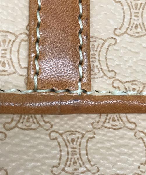 CELINE（セリーヌ）CELINE (セリーヌ) マカダム柄ショルダーバッグ ベージュ サイズ:-の古着・服飾アイテム