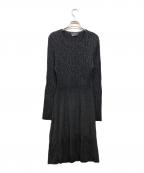 Salvatore Ferragamoサルヴァトーレ フェラガモ）の古着「ジャガードニットワンピース」｜グレー