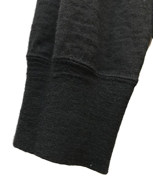 山と道（ヤマトミチ）山と道 (ヤマトミチ) メリノハーフジップパーカー ブラック サイズ:Mの古着・服飾アイテム