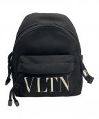 VALENTINOヴァレンティノ）の古着「VLTN ナイロン ミニ バックパック」｜ブラック