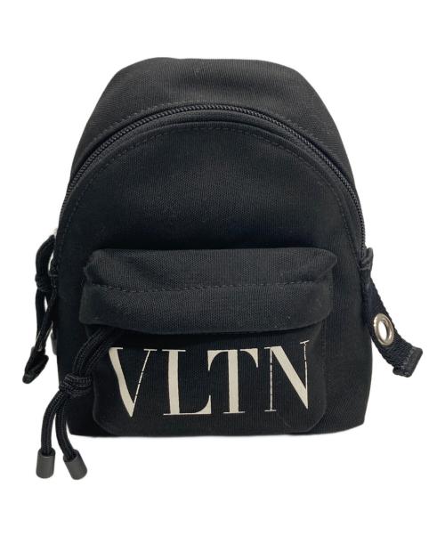 VALENTINO（ヴァレンティノ）VALENTINO (ヴァレンティノ) VLTN ナイロン ミニ バックパック ブラックの古着・服飾アイテム