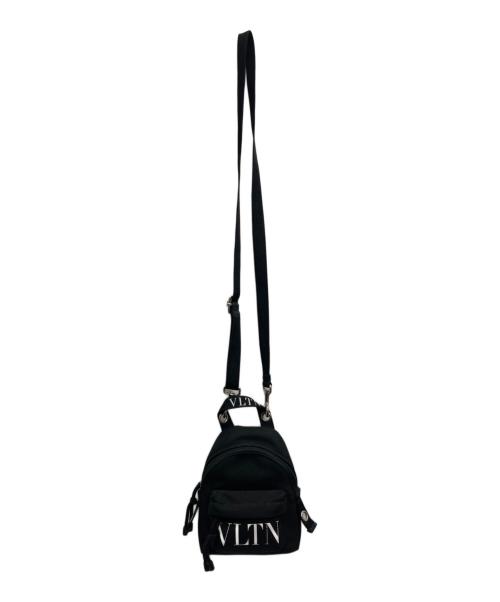VALENTINO（ヴァレンティノ）VALENTINO (ヴァレンティノ) VLTN ナイロン ミニ バックパック ブラックの古着・服飾アイテム