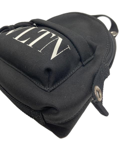 VALENTINO（ヴァレンティノ）VALENTINO (ヴァレンティノ) VLTN ナイロン ミニ バックパック ブラックの古着・服飾アイテム