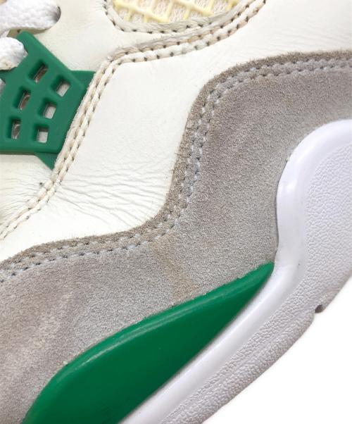 NIKE（ナイキ）NIKE (ナイキ) AIR JORDAN 4 RETORO SP SB ホワイト×グリーン サイズ:27㎝の古着・服飾アイテム