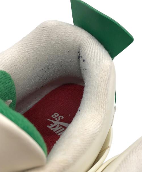 NIKE（ナイキ）NIKE (ナイキ) AIR JORDAN 4 RETORO SP SB ホワイト×グリーン サイズ:27㎝の古着・服飾アイテム