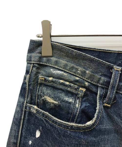 REESE COOPER（リース クーパー）REESE COOPER (リース クーパー) DISTRESSED COORDINATE DENIM ブルー サイズ:SIZE 71cm (W28)の古着・服飾アイテム