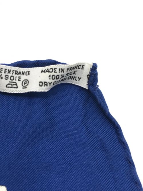 HERMES（エルメス）HERMES (エルメス) カレ90 ネイビーの古着・服飾アイテム