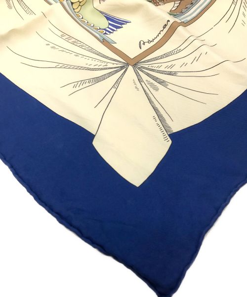 HERMES（エルメス）HERMES (エルメス) カレ90 ネイビーの古着・服飾アイテム