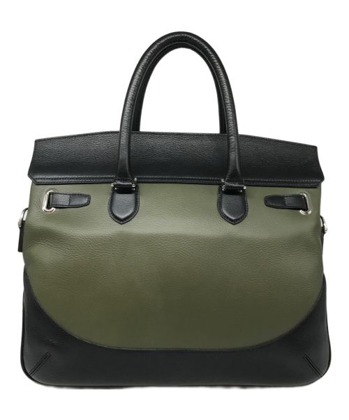 PELLE MORBIDA（ペッレモルビダ）PELLE MORBIDA (ペッレモルビダ) ボストンバッグ グリーンの古着・服飾アイテム