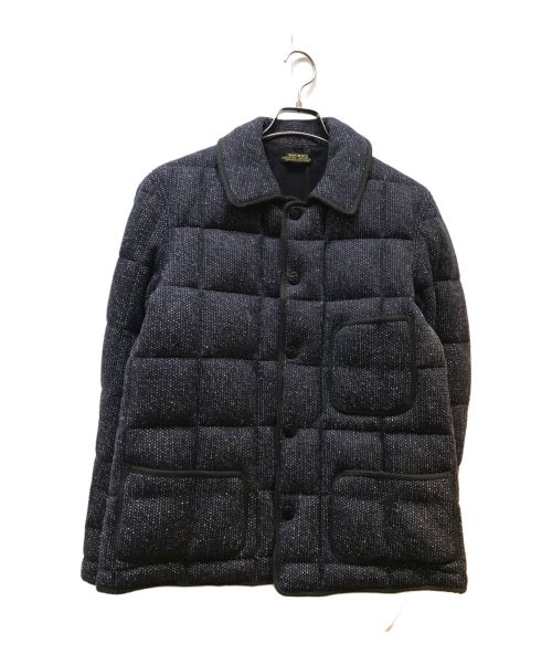 BROWN'S BEACH JACKET（ブラウンズビーチジャケット）BROWN'S BEACH JACKET (ブラウンズビーチジャケット) ダウンジャケット ブルー サイズ:38の古着・服飾アイテム