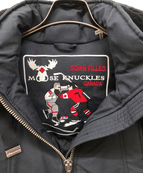MOOSE KNUCKLES（ムース ナックルズ）MOOSE KNUCKLES (ムース ナックルズ) ダウンジャケット ブラック サイズ:Ｓの古着・服飾アイテム