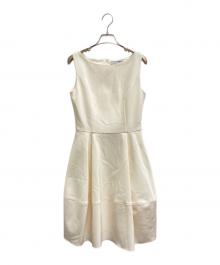 FOXEY NEWYORK（フォクシーニューヨーク）の古着「ノースリーブワンピース」｜ホワイト