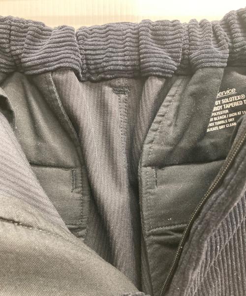 FreshService（フレッシュサービス）FreshService (フレッシュサービス) SOLOTEX CORDUROY TAPERED TROUSERS ネイビー サイズ:Lの古着・服飾アイテム
