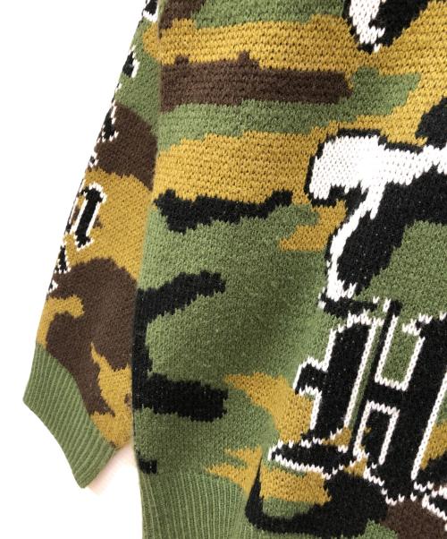 SUPREME（シュプリーム）Supreme (シュプリーム) BOUNTY HUNTER (バウンティハンター) スカルボーンセーター グリーン サイズ:Mの古着・服飾アイテム