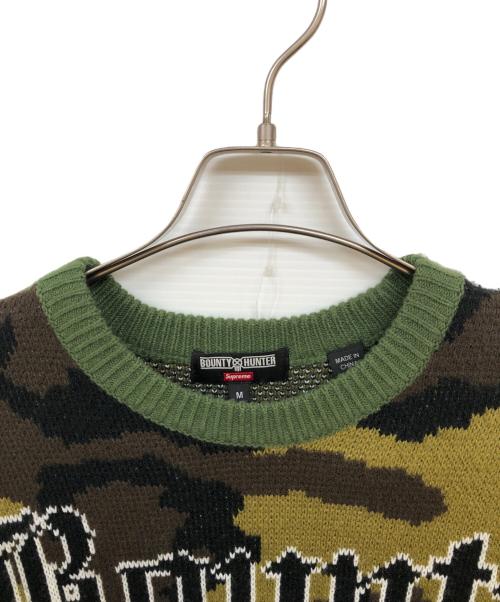 SUPREME（シュプリーム）Supreme (シュプリーム) BOUNTY HUNTER (バウンティハンター) スカルボーンセーター グリーン サイズ:Mの古着・服飾アイテム