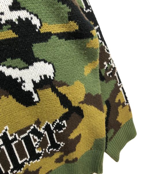 SUPREME（シュプリーム）Supreme (シュプリーム) BOUNTY HUNTER (バウンティハンター) スカルボーンセーター グリーン サイズ:Mの古着・服飾アイテム