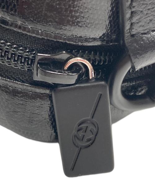 GUCCI（グッチ）GUCCI (グッチ) GG クリスタル ミニ ショルダーバッグ ブラックの古着・服飾アイテム