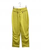 HERMESエルメス）の古着「セリエボタンストレッチパンツ」｜イエロー