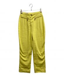 HERMES（エルメス）の古着「セリエボタンストレッチパンツ」｜イエロー