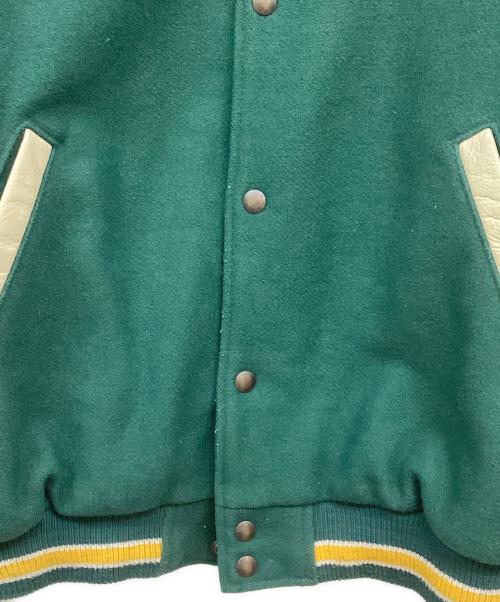 NIKE（ナイキ）NIKE (ナイキ) グリーンペイパッカーズスタジャン グリーン サイズ:SIZE XLの古着・服飾アイテム