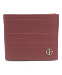 GIORGIO ARMANI（ジョルジョアルマーニ）の古着「2つ折り財布」｜レッド