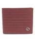 GIORGIO ARMANI（ジョルジョアルマーニ）の古着「2つ折り財布」｜レッド