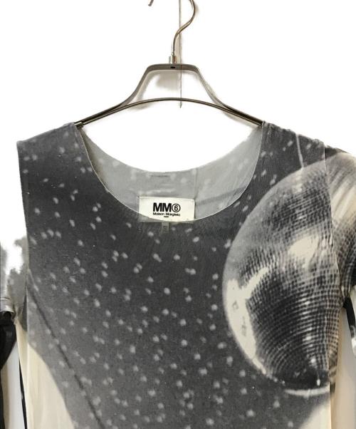 MM6 Maison Margiela（エムエムシックスメゾンマルジェラ）MM6 Maison Margiela (エムエムシックス メゾンマルジェラ) プリーツ切替ドレス グレー サイズ:Sの古着・服飾アイテム