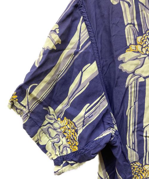 Sun Surf（サンサーフ）Sun Surf (サンサーフ) 半袖アロハシャツ ネイビー サイズ:記載なしの古着・服飾アイテム