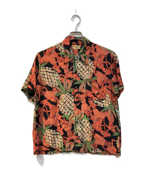 Sun Surf（サンサーフ）Sun Surf (サンサーフ) 半袖アロハシャツ ブラック サイズ:Mの古着・服飾アイテム