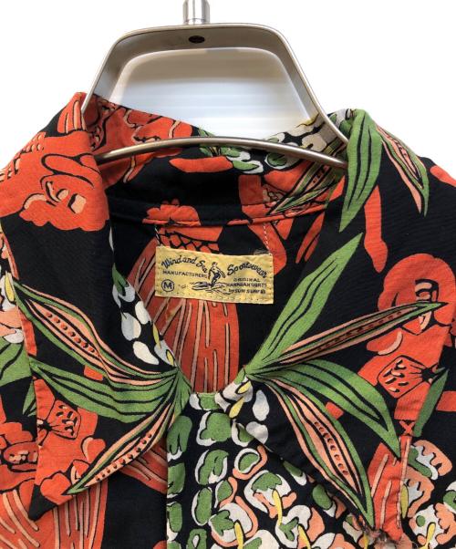 Sun Surf（サンサーフ）Sun Surf (サンサーフ) 半袖アロハシャツ ブラック サイズ:Mの古着・服飾アイテム