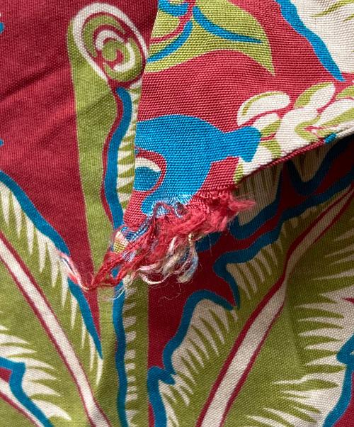 Sun Surf（サンサーフ）Sun Surf (サンサーフ) 半袖アロハシャツ レッド サイズ:記載なしの古着・服飾アイテム