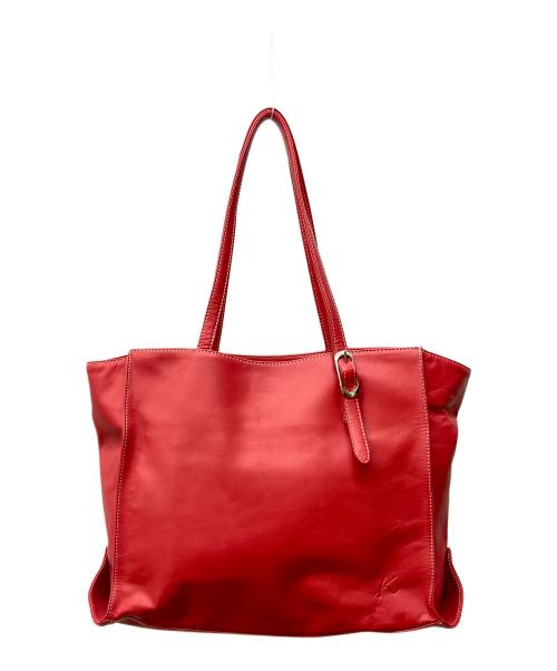 KITAMURA（キタムラ）KITAMURA (キタムラ) トートバッグ レッドの古着・服飾アイテム