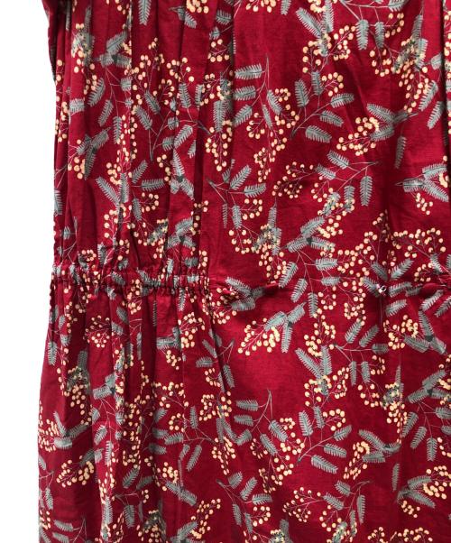 PINK HOUSE（ピンクハウス）PINK HOUSE (ピンクハウス) ブラウスワンピース レッド サイズ:記載無しの古着・服飾アイテム