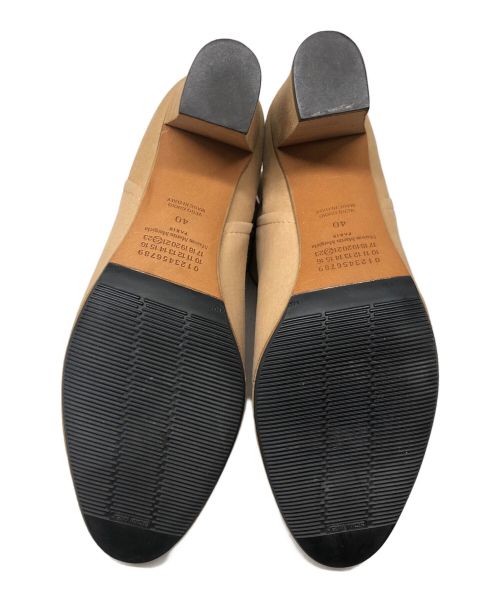 Maison Margiela（メゾンマルジェラ）Maison Margiela (メゾンマルジェラ) ムートンブーツ ベージュ サイズ:40の古着・服飾アイテム