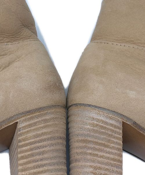 Maison Margiela（メゾンマルジェラ）Maison Margiela (メゾンマルジェラ) ムートンブーツ ベージュ サイズ:40の古着・服飾アイテム