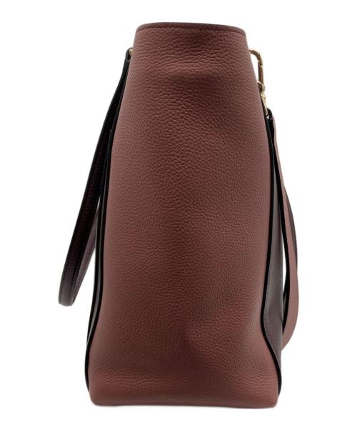 COLE HAAN（コールハーン）COLE HAAN (コールハーン) バイカラートートバッグ ピンクの古着・服飾アイテム