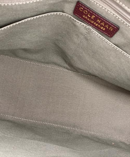 COLE HAAN（コールハーン）COLE HAAN (コールハーン) バイカラートートバッグ ピンクの古着・服飾アイテム