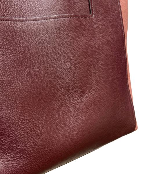 COLE HAAN（コールハーン）COLE HAAN (コールハーン) バイカラートートバッグ ピンクの古着・服飾アイテム