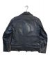 UNDERCOVERISM (アンダーカバーイズム) ライダースジャケット ネイビー サイズ:2：38000円