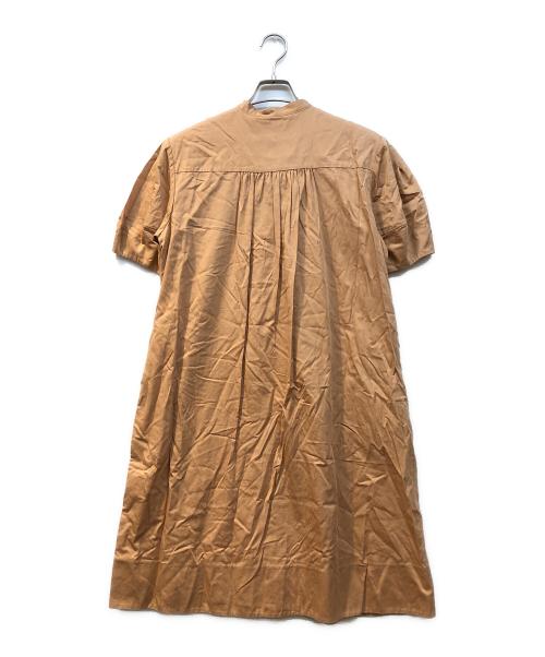 DRAWER（ドゥロワー）Drawer (ドゥロワー) D PRE1 CO SATN STDLNG OP ベージュ サイズ:Ｓの古着・服飾アイテム