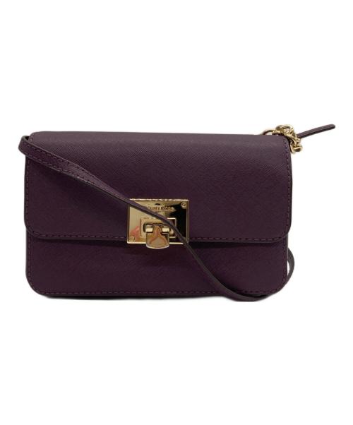 MICHAEL KORS（マイケルコース）MICHAEL KORS (マイケルコース) ショルダーバッグ パープルの古着・服飾アイテム