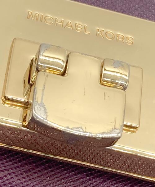 MICHAEL KORS（マイケルコース）MICHAEL KORS (マイケルコース) ショルダーバッグ パープルの古着・服飾アイテム