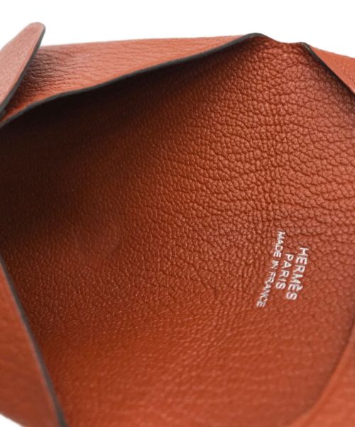 HERMES（エルメス）HERMES (エルメス) バスティア コインケース オレンジの古着・服飾アイテム