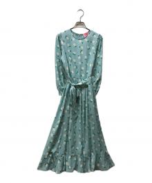 Kate Spade（ケイトスペード）の古着「ダンシング アスター スモック ドレス」｜ブルー