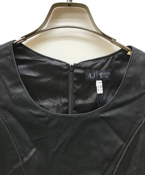 ARMANI JEANS（アルマーニジーンズ）ARMANI JEANS (アルマーニジーンズ) ノースリーブワンピース ブラック サイズ:M 未使用品の古着・服飾アイテム