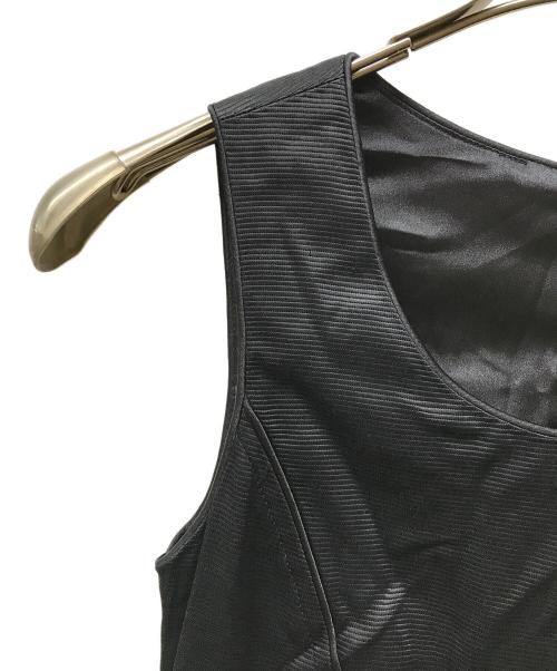 ARMANI JEANS（アルマーニジーンズ）ARMANI JEANS (アルマーニジーンズ) ノースリーブワンピース ブラック サイズ:M 未使用品の古着・服飾アイテム