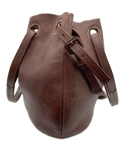 genten（ゲンテン）genten (ゲンテン) 2wayレザーショルダーバッグ ブラウンの古着・服飾アイテム