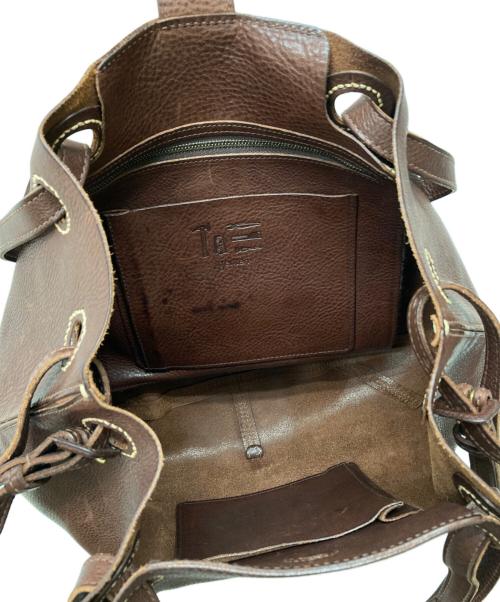 genten（ゲンテン）genten (ゲンテン) 2wayレザーショルダーバッグ ブラウンの古着・服飾アイテム